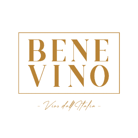 Benevino white red wine gold Sticker