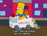 happy bart simpson GIF