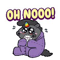Oh No Oops Sticker by Pummeleinhorn