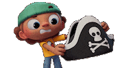 Hat Pirate Sticker by Mojo Swoptops