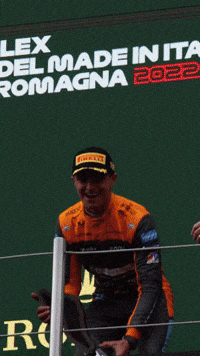 Lando trophy lift Imola