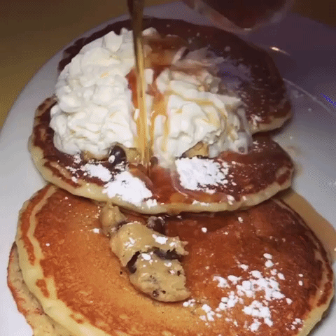 breakfast pancakes GIF