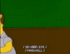 Season 5 Goodbye GIF by The Simpsons