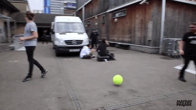 football kicking GIF by Mayday Parade