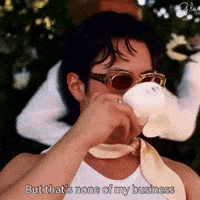 Gossip Sipping Tea GIF
