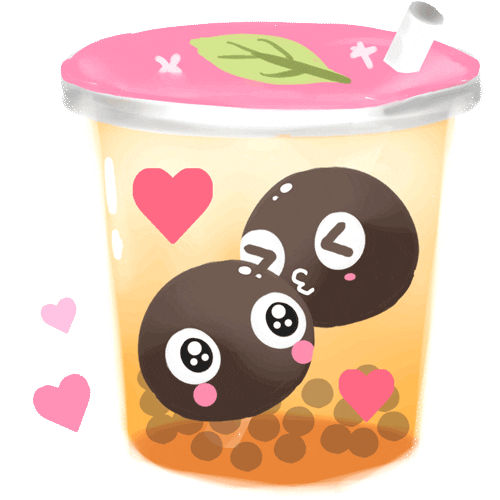 Bubble Tea Love Sticker