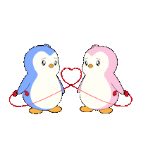 I Love You Heart Sticker by Pudgy Penguins