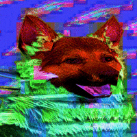 Good Boy Glitch GIF by davidvnun