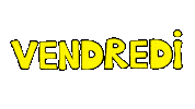 Week-End Vendredi Sticker by Simon Super Rabbit