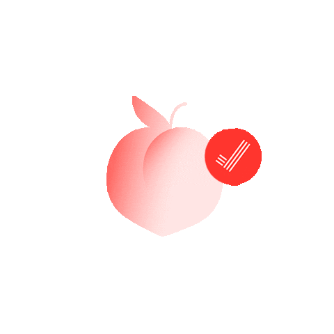 Georgia Peach Vote Sticker by Everytown for Gun Safety