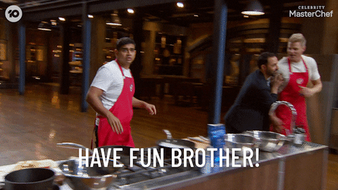 Celebrity Masterchef Fun GIF by MasterChefAU
