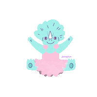 Dress Up T Rex Sticker by iloveplum