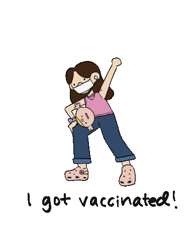 Vaccine Dahae Sticker