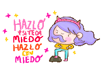 Miedo Suupeergirl Sticker by Vania Bachur