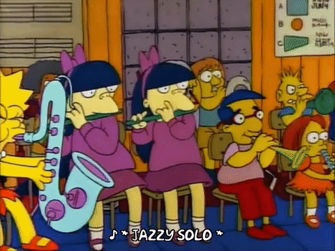 happy lisa simpson GIF
