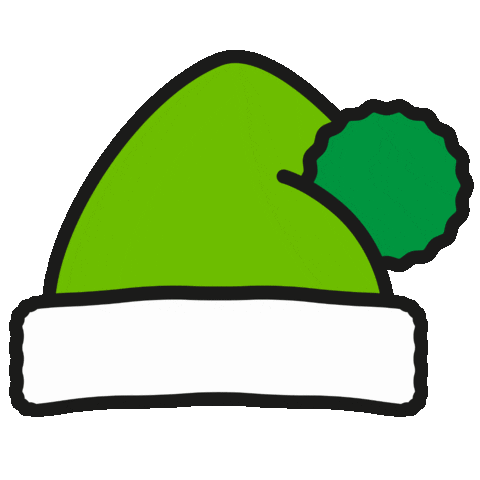 LondonRecycles giphyupload christmas eco santa hat Sticker