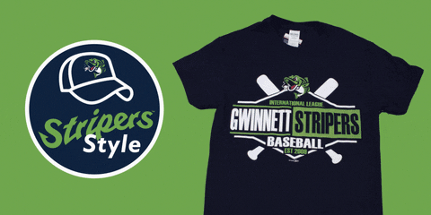 style GIF by Gwinnett Stripers