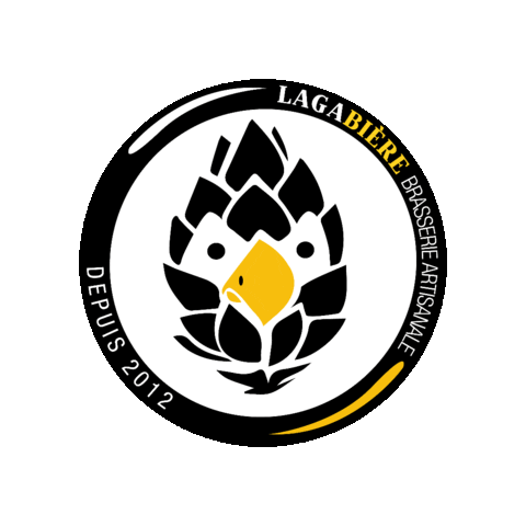 Lagabiere beer micro biere microbrasserie Sticker