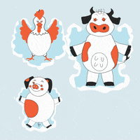 Chicken Pig GIF by Bill Miller Bar-B-Q