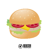 Chicken Sandwich Sticker by Rooster Streetfood Rotisserie