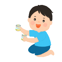 Happy Food Sticker by Grouu