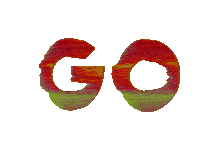 Glitch Go Sticker