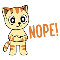 No Way Cat GIF by GoodMorningCat