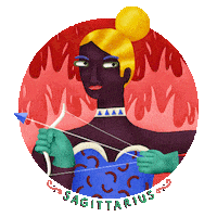 Birthday Archer Sticker by JordanBruner