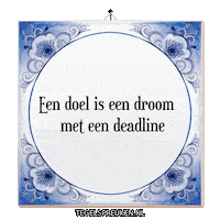 Humor Focus Sticker by Tegelspreuken.nl