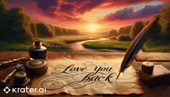 I Lov Love You GIF by Krater.ai