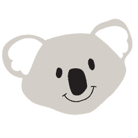 riffraffandco koala riff raff riff raff sleep toys kirra Sticker