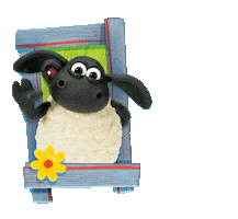 Shaun The Sheep Hello Sticker by Aardman Animations