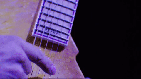 andrew w k guitar GIF