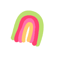 capitainecande rainbow instagram colores arcoiris Sticker