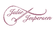 juliejespersen logo design clothes sewing Sticker
