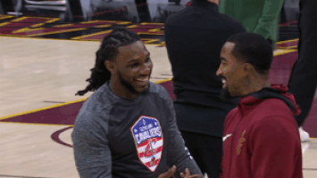 jr smith cle GIF by NBA