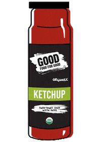 Good_Food_For_Good ketchup nosugar noaddedsugar goodfoodforgood Sticker