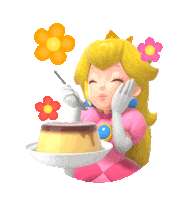 Super Mario Peach Sticker