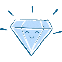 Blue Diamond Sticker by MagicTack