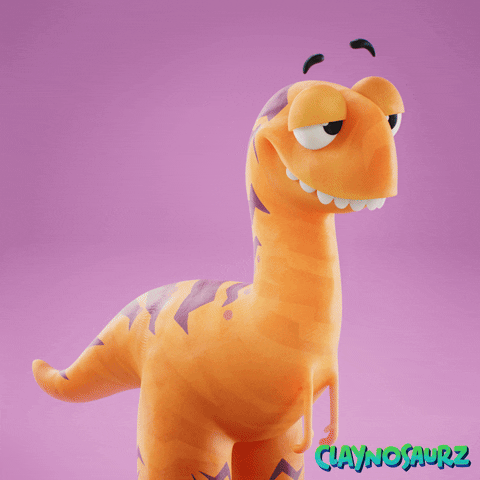 Shocked Wait What GIF by Claynosaurz