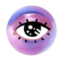 Third Eye Space Sticker by Cienna Smith