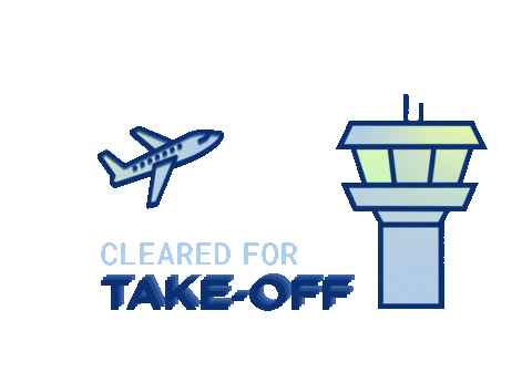 Air Traffic Control Travel Sticker by dfs_campuswelt