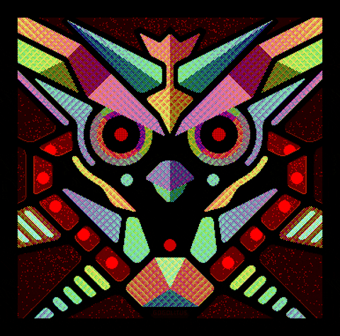Angry Bird Art GIF