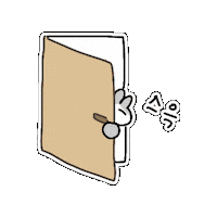 Door Peep Sticker