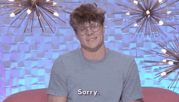 Sorry Bbkyle GIF by Big Brother