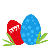 Easter Egg Sticker by PAGRO DISKONT