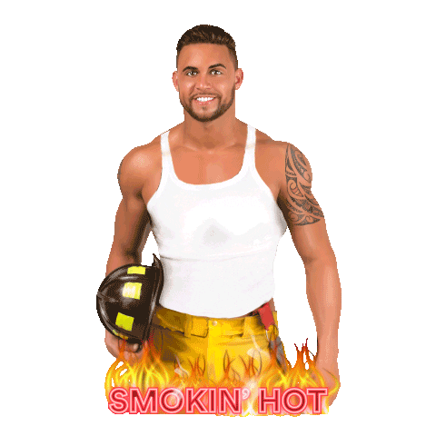 the bachelor fire Sticker by Chippendales