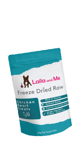 Lailaandme dog puppy chicken treats Sticker
