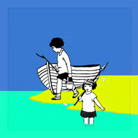 the arrival beach GIF by Nino Paulito