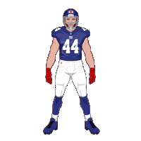 New York Giants Football Sticker by SportsManias